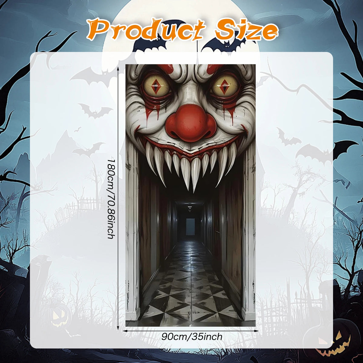 Zombie & Witch Halloween Decoration - product image 3