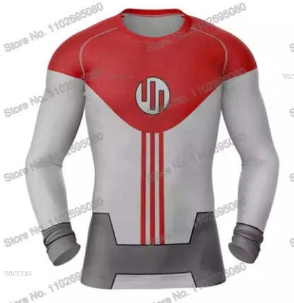 Halloween Plus Size Invincible Viltrumite Superhero Costume Full Costumes and Sets Short - A07 / XXL
