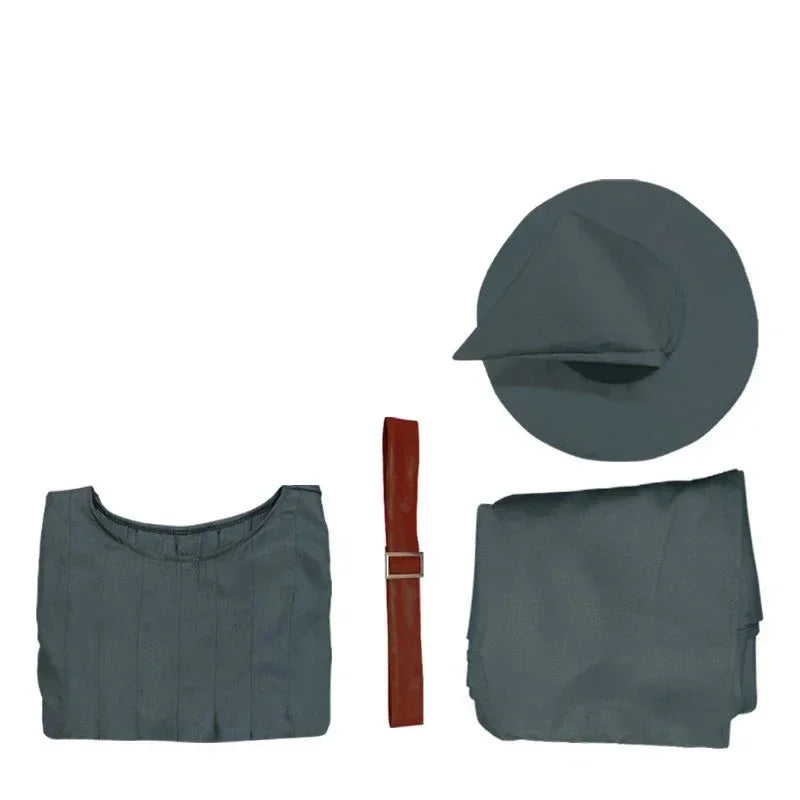 Gandalf Costume Cloak Hat Movie Sorcerer Uniform Accessories Halloween Full Set - Costume A / M