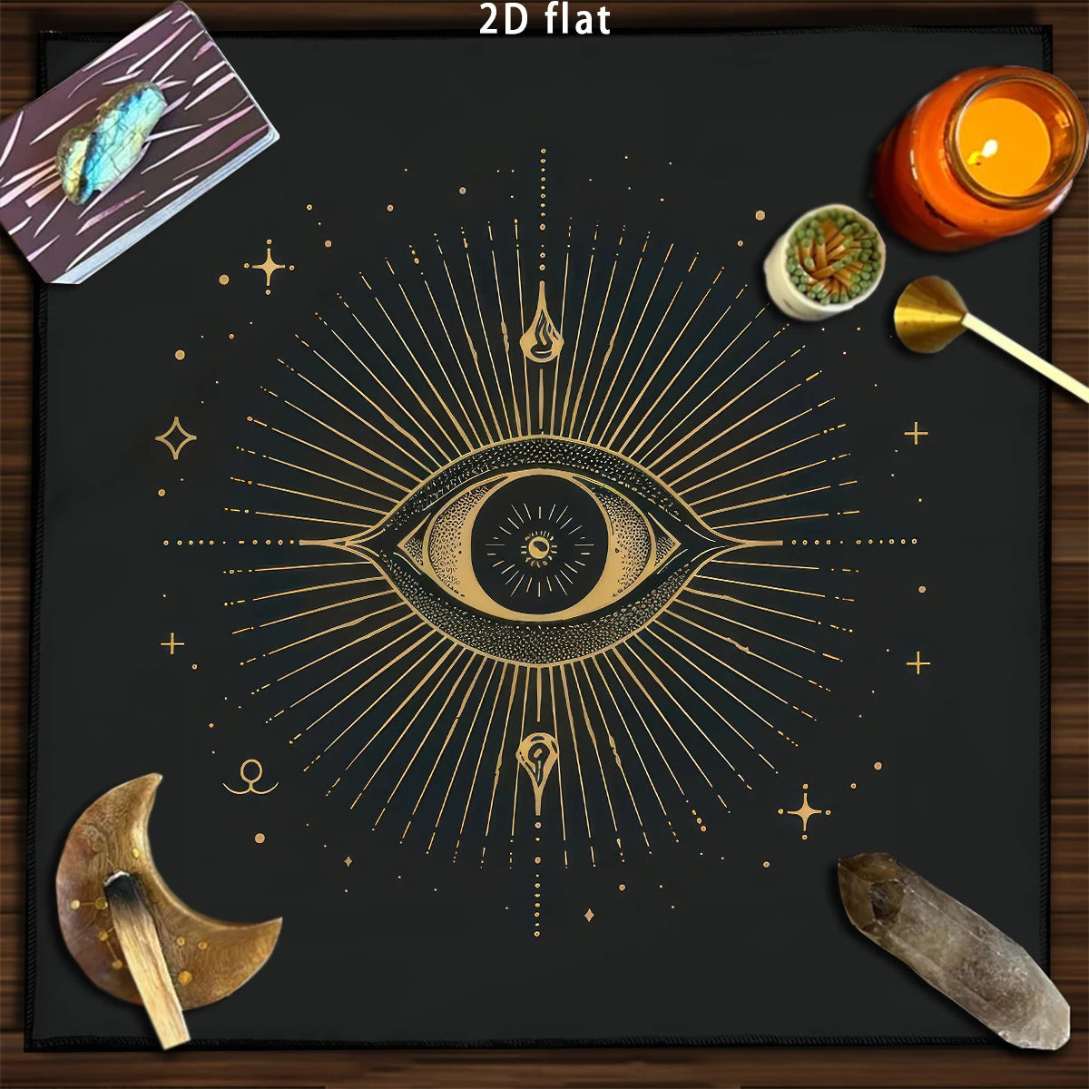 Sun & Moon Celestial Tarot Altar Cloth