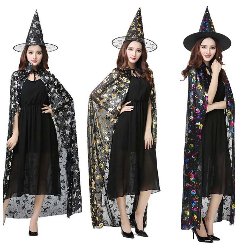 Trendy Performance Costumes Halloween Cloak Sets Witch Caps Pumpkin Scary Costumes Ghost - View 5