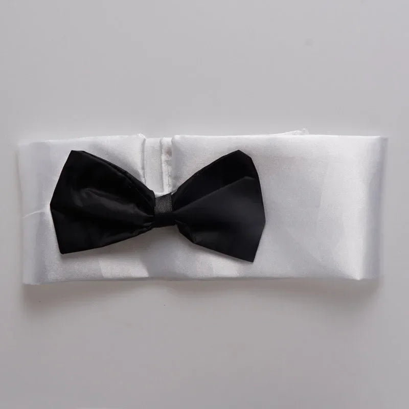 Men's Dancer Bow Tie Collar and Cuffs Costume - alternate view 3