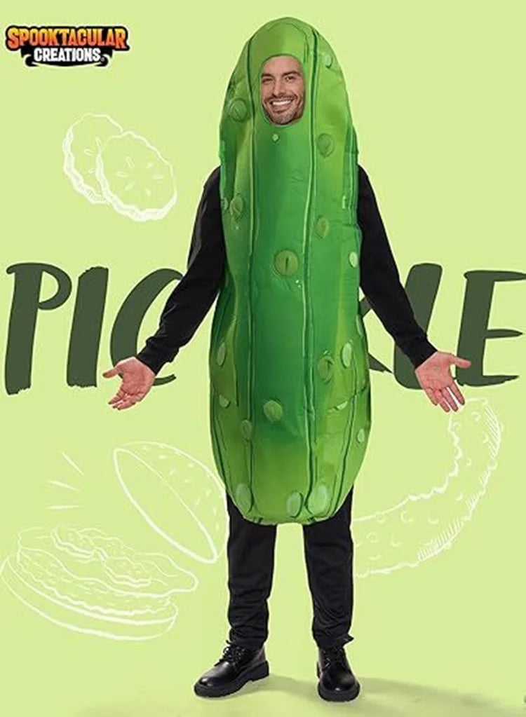 Men's Cucumber Fruit Clothing Sets Cucumber Green Top Costume - alternate view 5