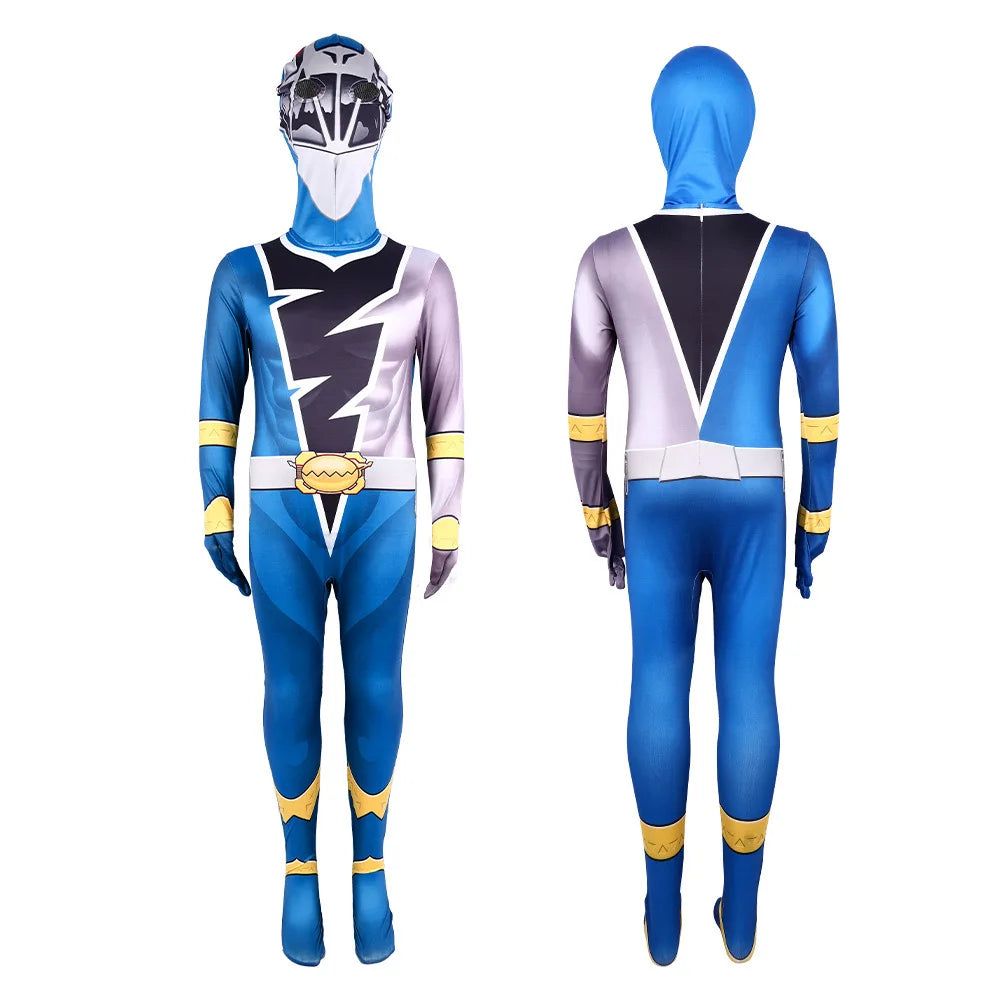Anime Fancy Adult Ranger Kishiryu Sentai Ryusoulger Costume Jumpsuit Halloween Men - Gold / 150