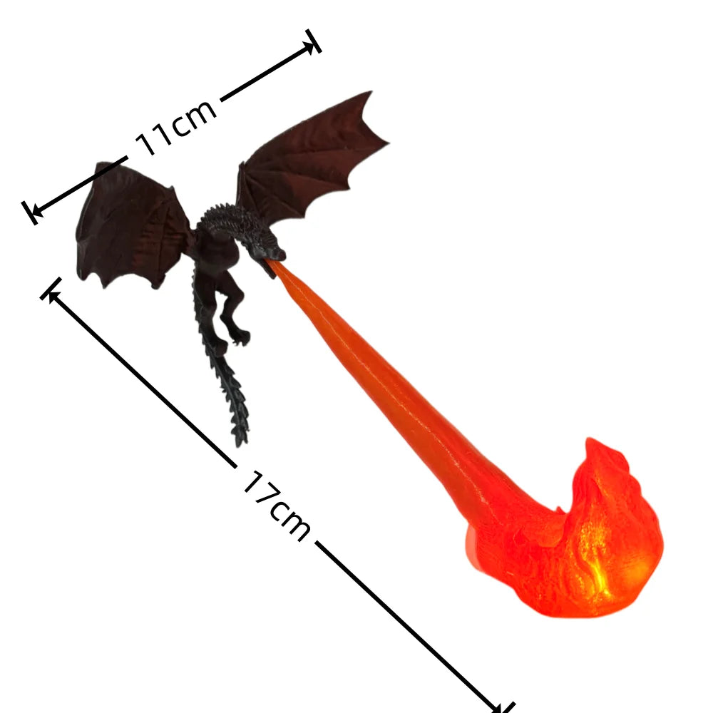 2026 Halloween Decoration Fire Evil Dragon Desk Ornament Halloween Birthday - product image 2