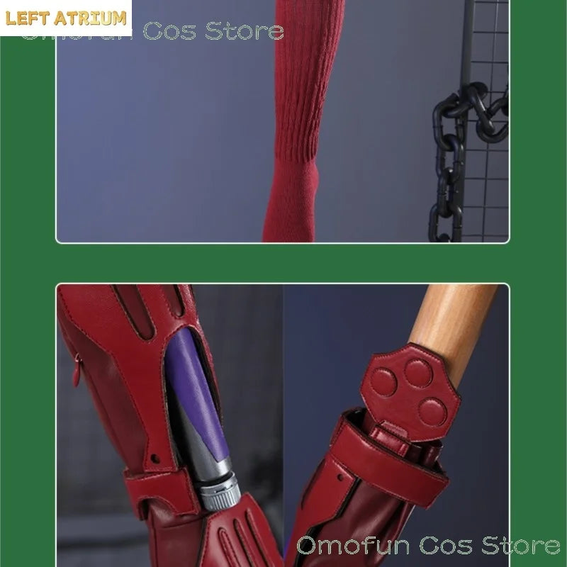 Halloween Costume OW Street Collaboration Cammy Fighter Widowmaker Costume Game - suit wig / XXL
