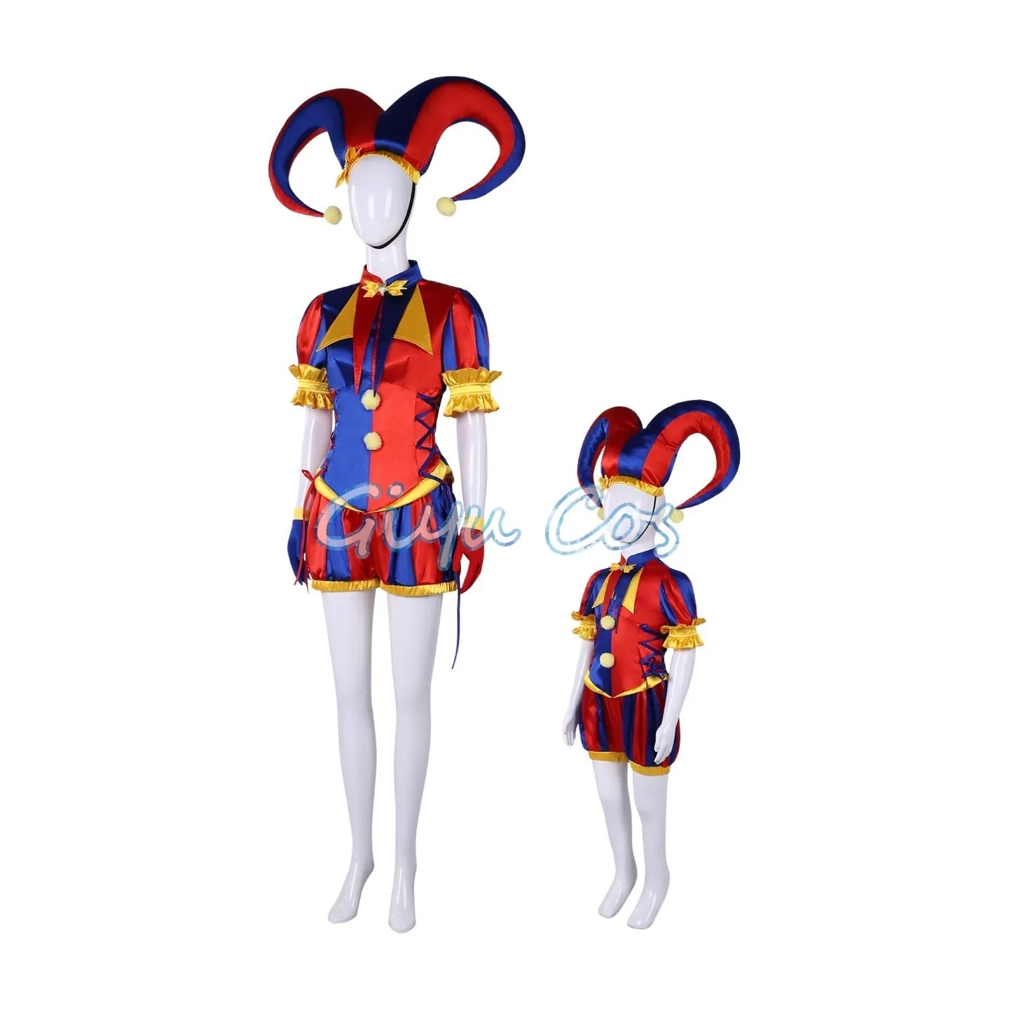 The Amazing Digital Circus Pomni Cosplay Costume Full Set Carnival Uniform Halloween Party Masquerade for - product image 3