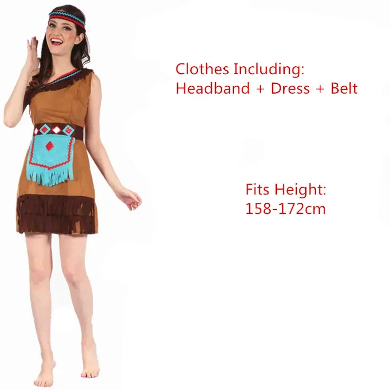 Men Women African Original Savage Costume Adults Wildman Costume Dress - 13 / One Size