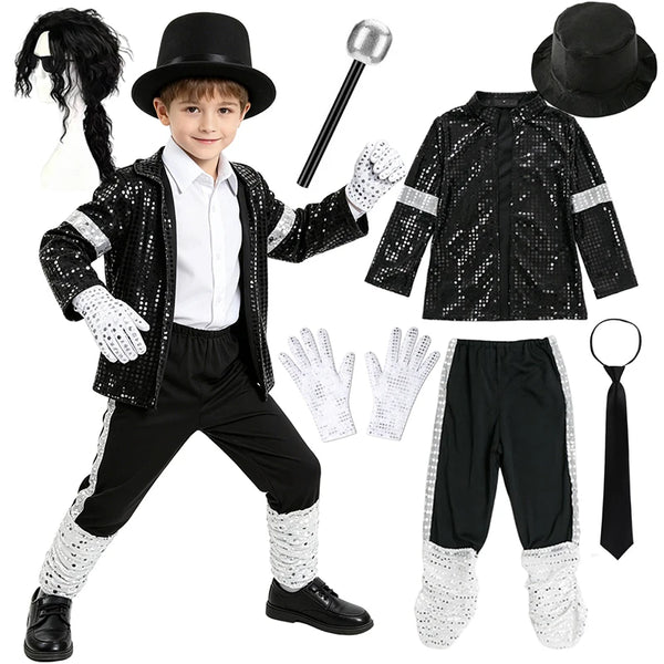 Michael Jackson-Inspired Boys' Halloween Costume Set