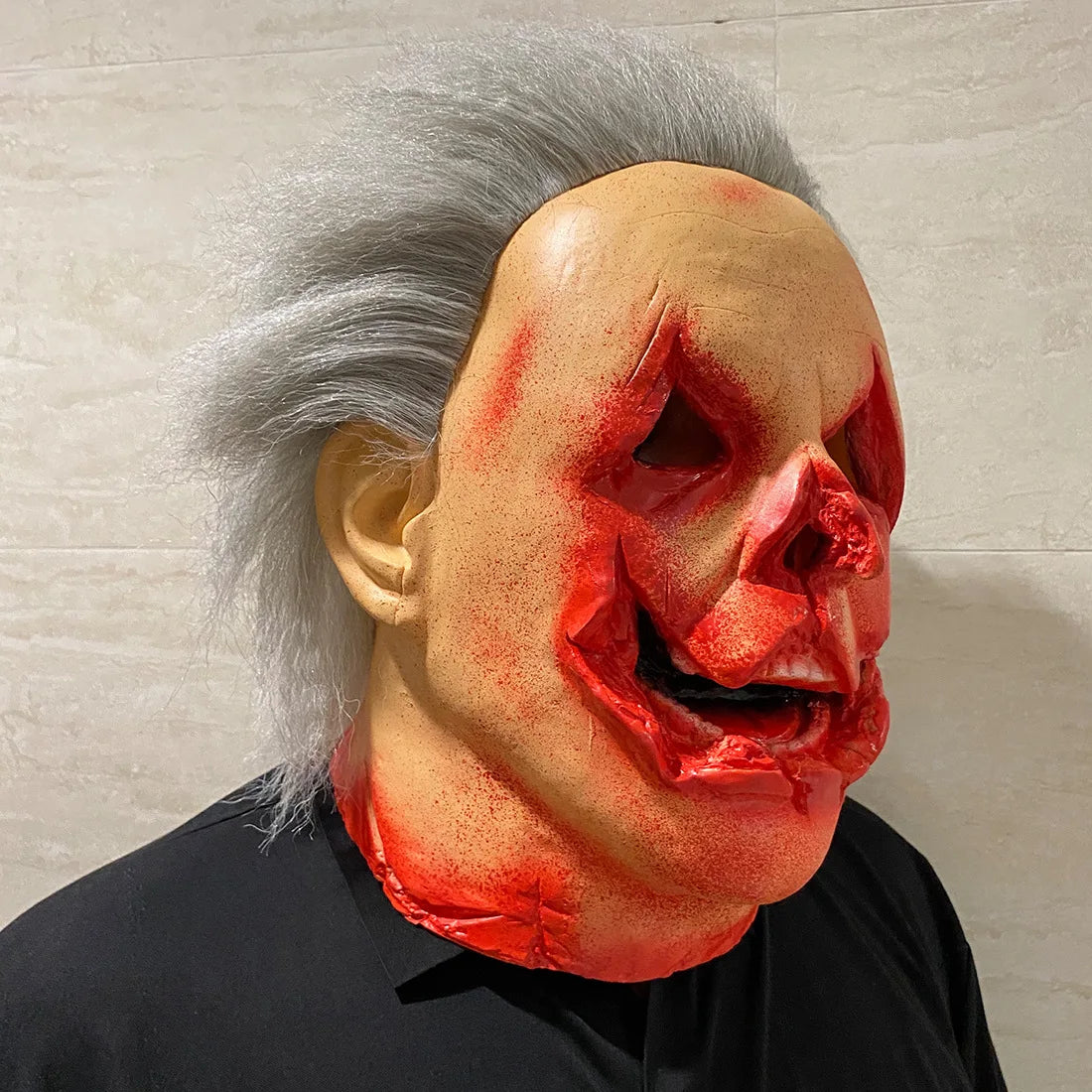 Scary Monster Mask Creepy Realistic Latex Character Face Masks for Halloween Costume - View 3