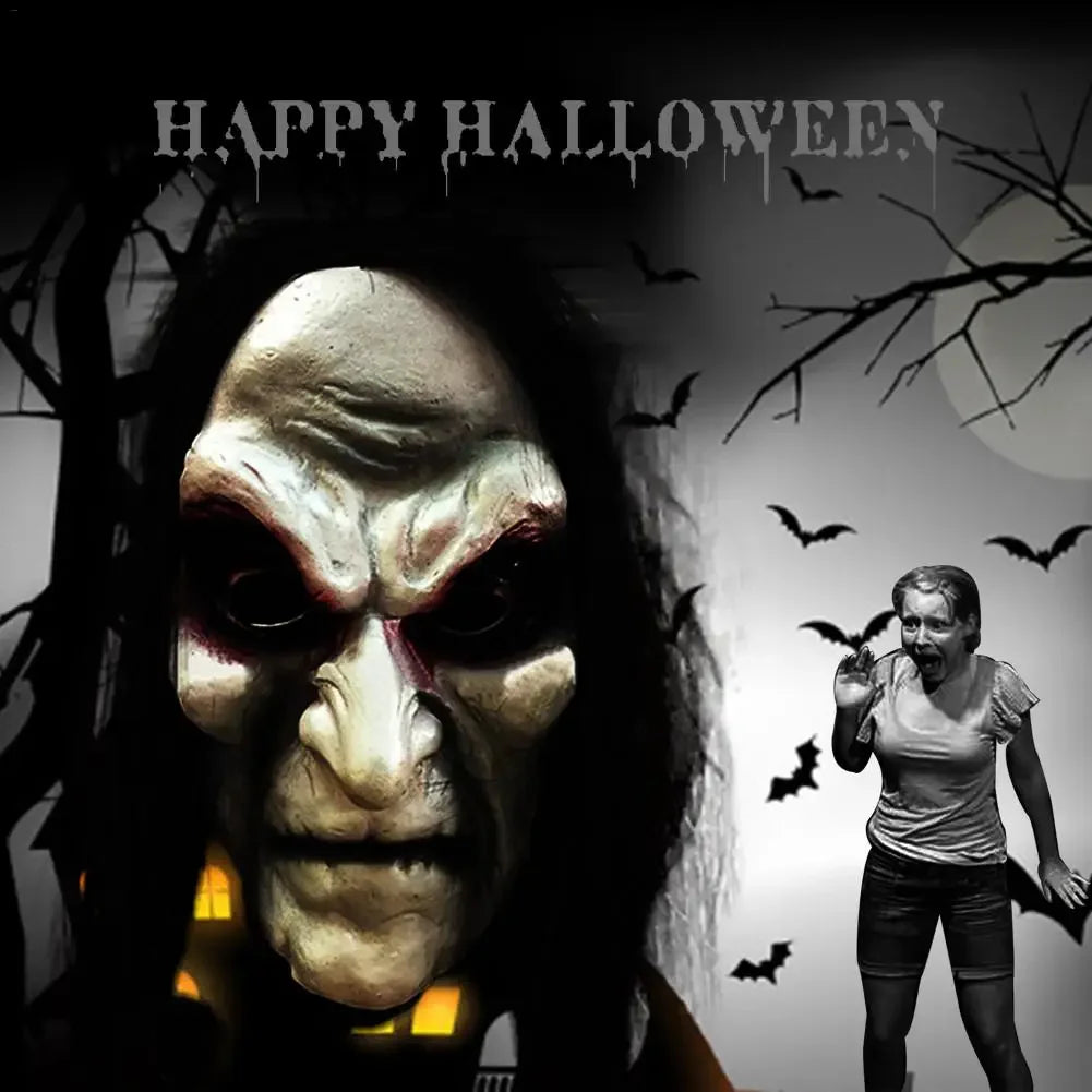 Scary Zombie Mask Halloween Party Horror Ghost Mask Festival Party Halloween Cosplay Horror Grimace Mask - product image 4