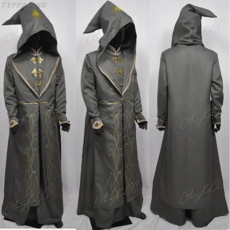 A Halloween Costume Professor Costume Anime Principal Wizardry Costume for Adult - full set / XXL