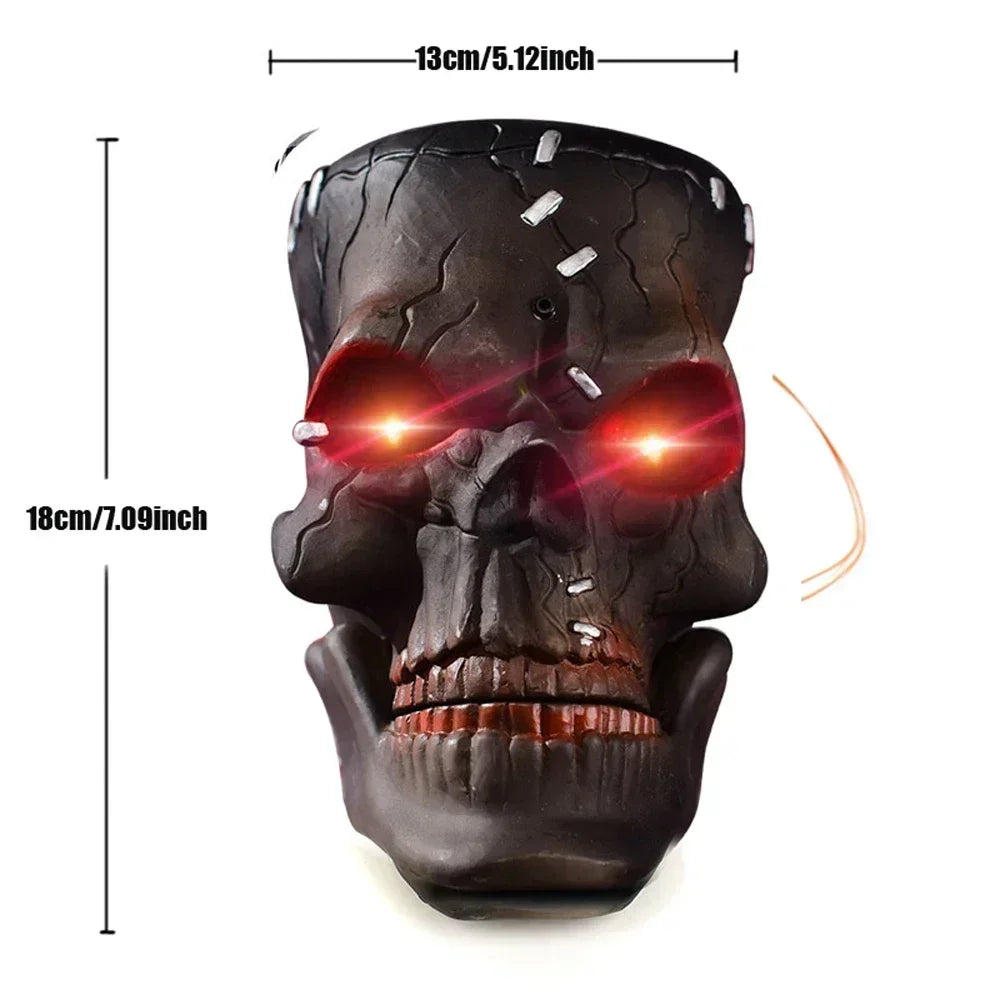 1-Piece Halloween Decoration Hanging Pumpkin Head Scream Sound Party Prop Haunted - product image 35