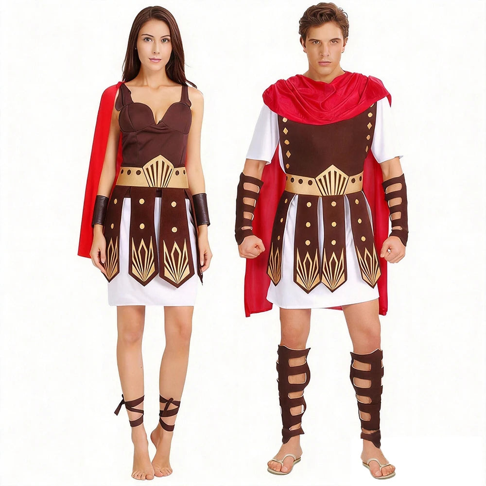 Roman Gladiator Warrior Cape Unisex Halloween Costume - One Size - product image 4