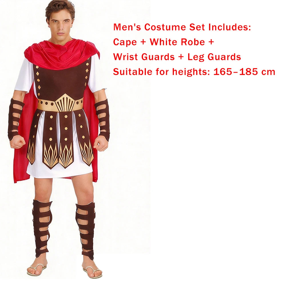 Roman Gladiator Warrior Cape Unisex Halloween Costume - One Size - product image 6