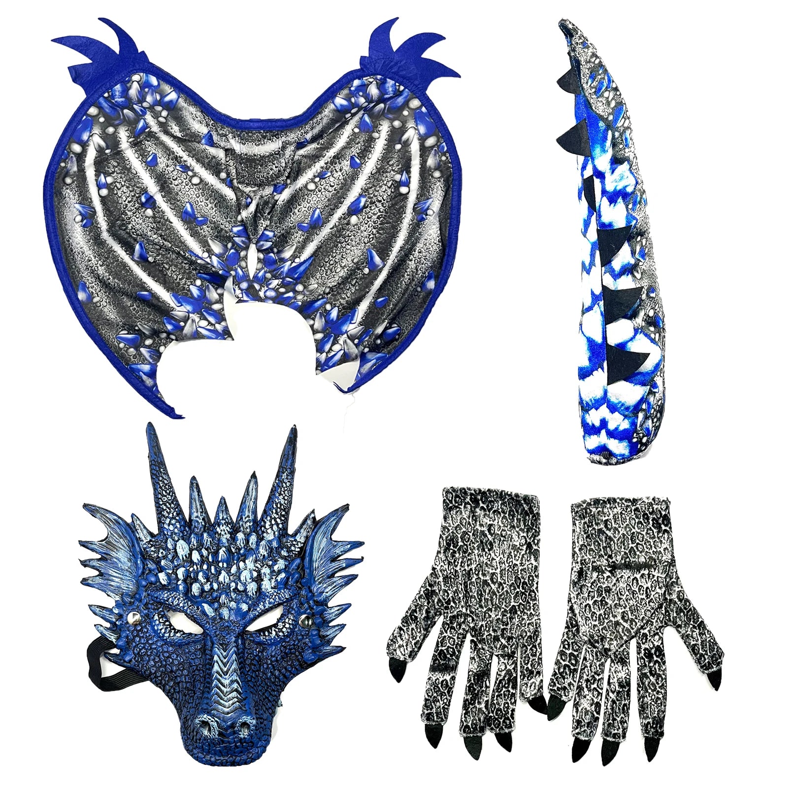 Dragon Costume for Boys Kids Onesie Fun Dress-Up for Halloween Birthday Party Carnival Cosplay - product image 6