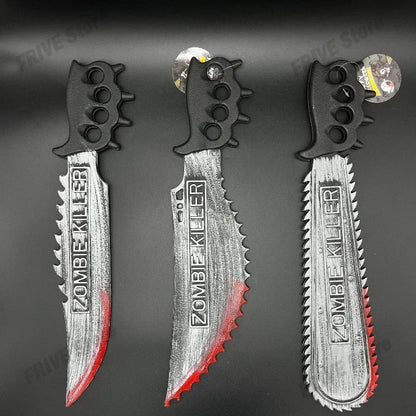 Halloween Realistic Machete Electric Saw Plastic Chainsaw Machete with Blood - product image 3