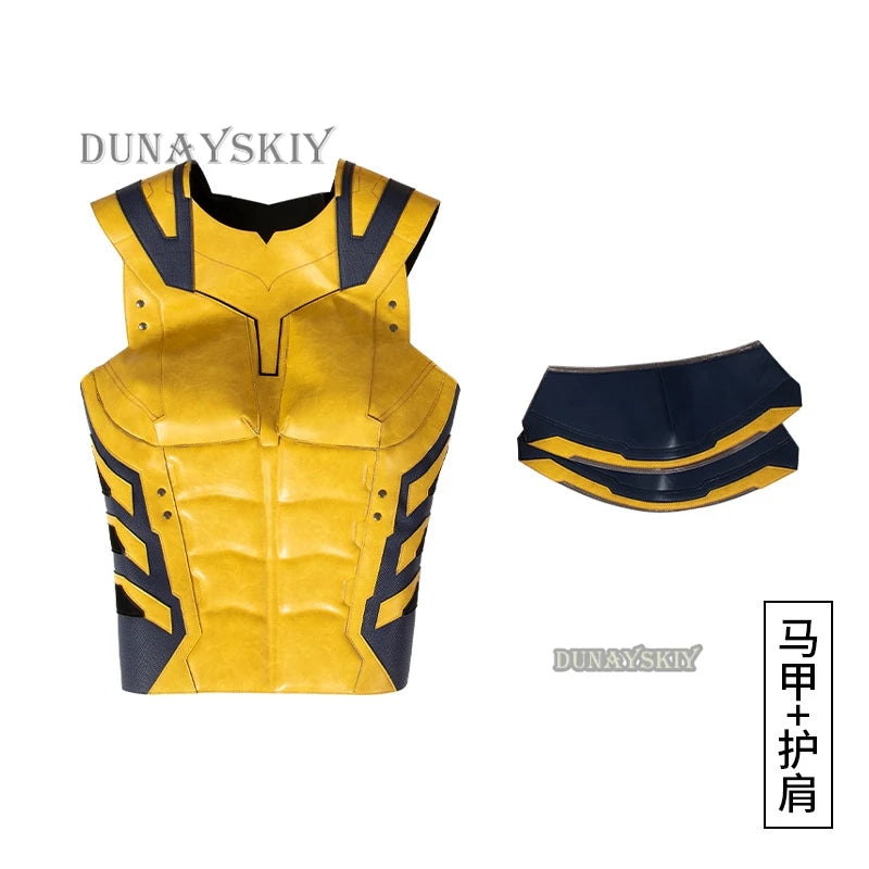 New Deaddpool Wolverine Cosplay Costume Superhero Cosplay Zentai Full Set With Bosysuit Shoes Handmade - product image 6