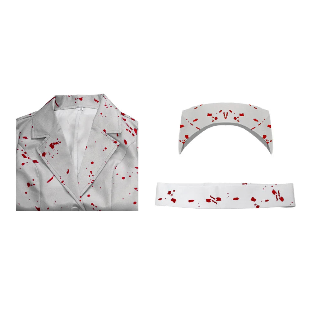 Women's Bloody Zombie Nurse Costume – Halloween Dress & Hat