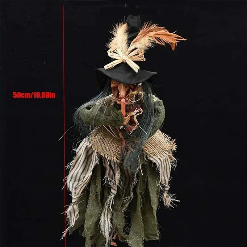1-Piece Halloween Decoration Hanging Pumpkin Head Scream Sound Party Prop Haunted - product image 31