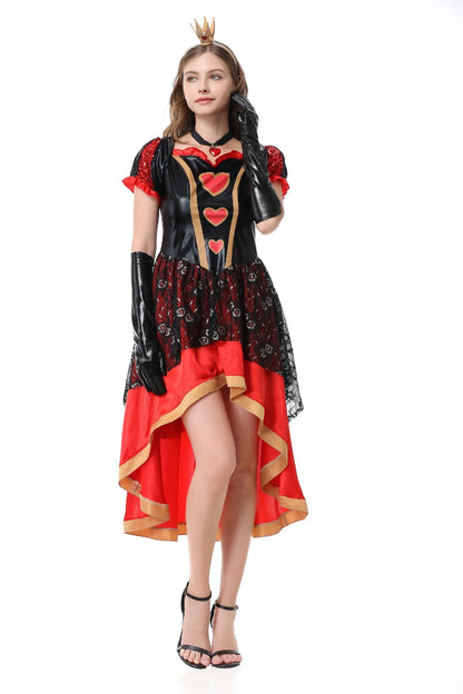 Women's Red Full Bar Club Daily Matching Complete Costume - alternate view 2