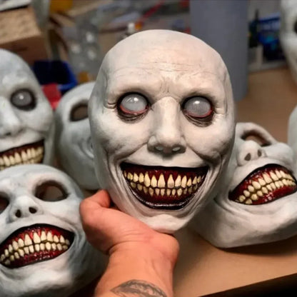 Creepy Halloween Mask Smiling Demons Horror Face Masks the Evil Costume Props Halloween - View 5
