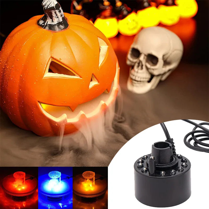 12-LED RGB Halloween Mist Maker Fogger