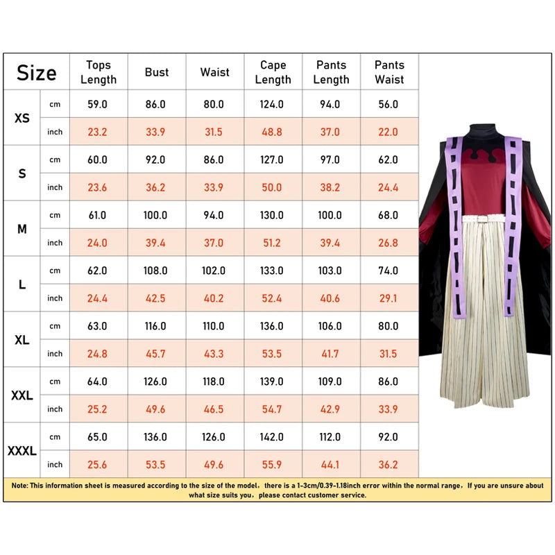 Anime Douma Costume Demon Costume Slayer Tops Cloak Pants Headdress Fan Douma Suti Wig - Style A / XL