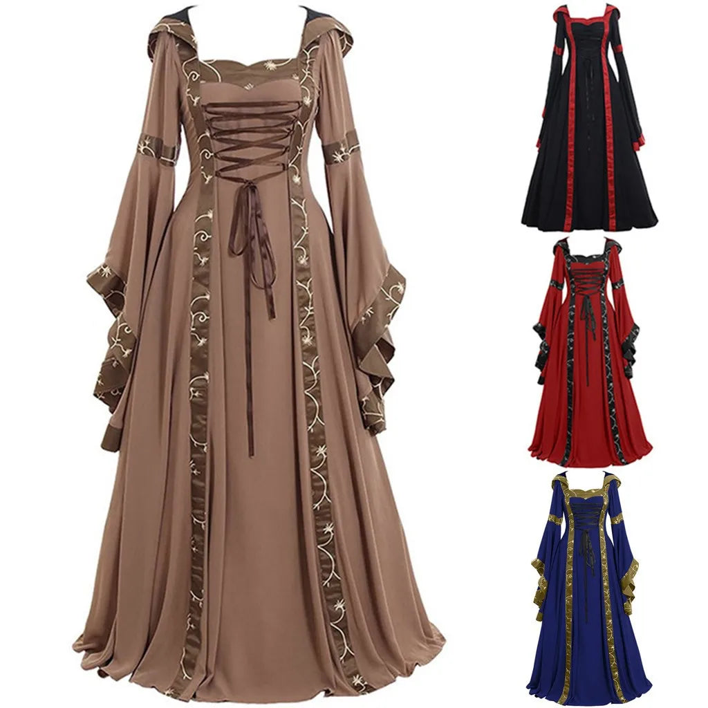Women's Medieval Gothic Witch Halloween Dress - product image 2