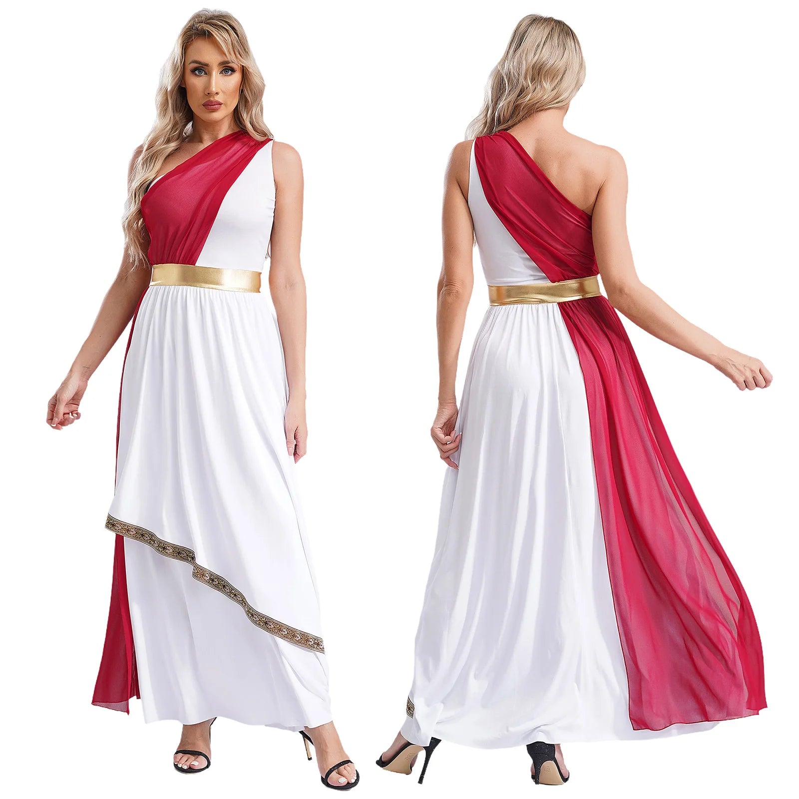 Women's Greek Ancient Princess Deity Queen Flowy Tulle Chiffon Costume - alternate view 13
