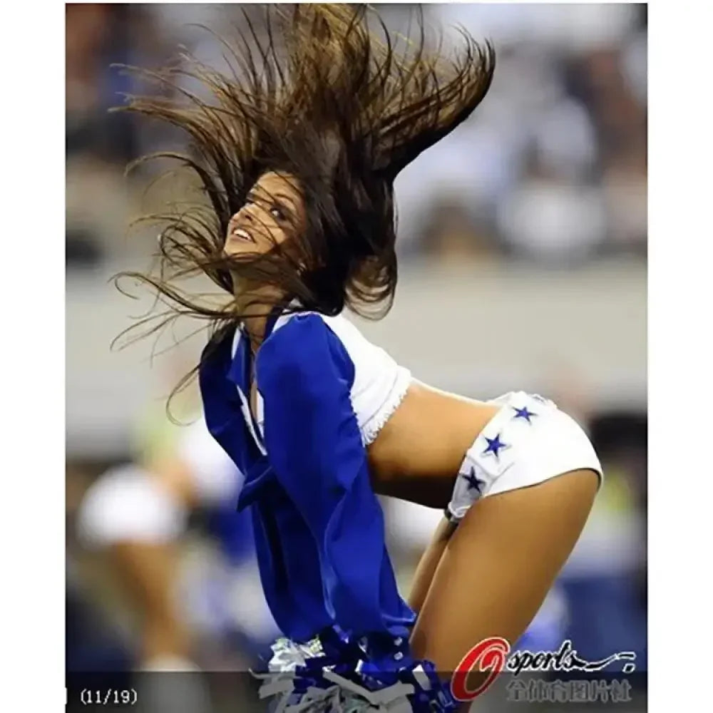 Sexy Football Babe Sports Meeting Pro Football Cheerleader-Inspired Costume Fancy