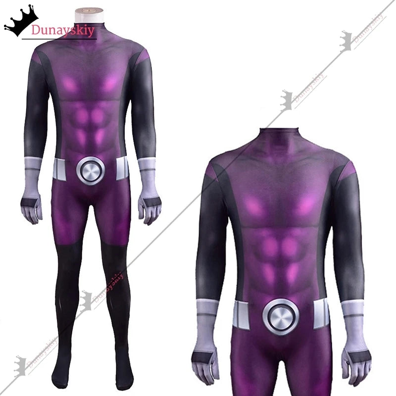 Adults/Kids Teen Titans Beast Comic Logan Boys' Cosplay Jumpsuit - view 5