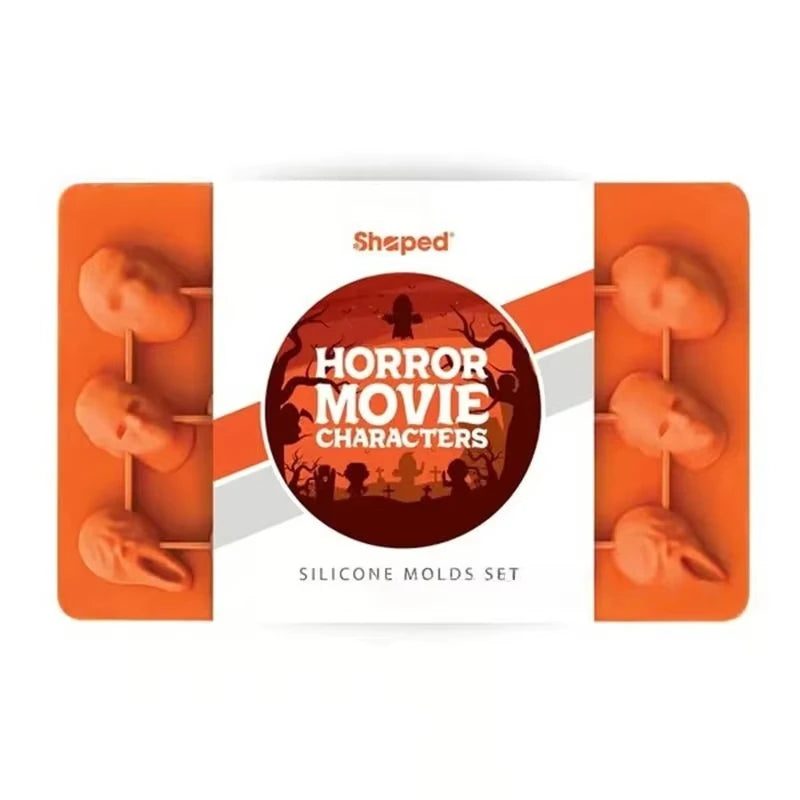Horror Movie Character Molds - Halloween Silicone Molds for Chocolate, Candy - product image 1
