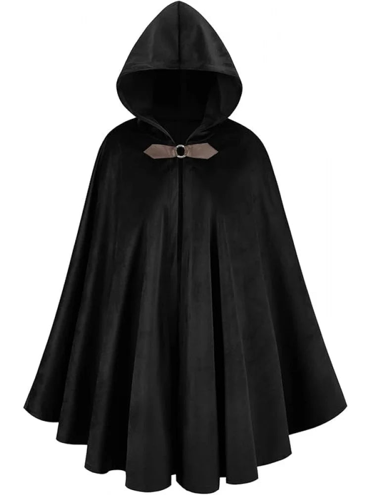 Medieval Victorian Velvet Hooded Halloween Cape - product image 7
