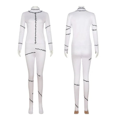 Women's Nightmare Sally Before Christmas COS Costume - alternate view 3