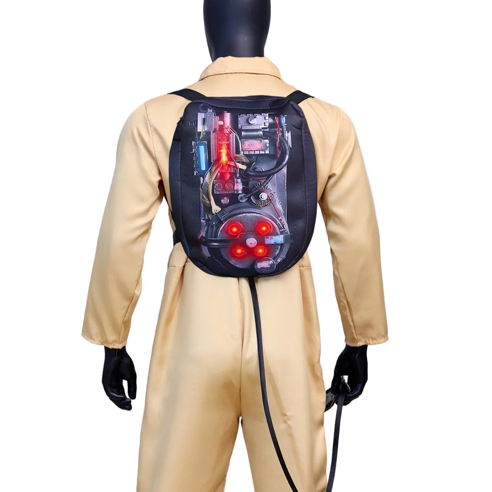 Adult paranormal ghost hunter Costume with Backpack Performance Dance Drama ToolsChristmas Theme - Clothes / 190