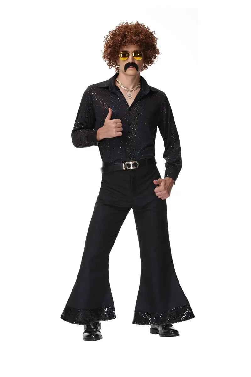 Couples Disco 70's Vintage 80's Hippies Music Costume - alternate view 7