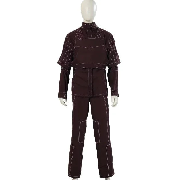 Din Djarin Costume Top Pants for Adult Men Movie Bounty Hunter‌ Roleplay Outfits Halloween - PVC helmet / S