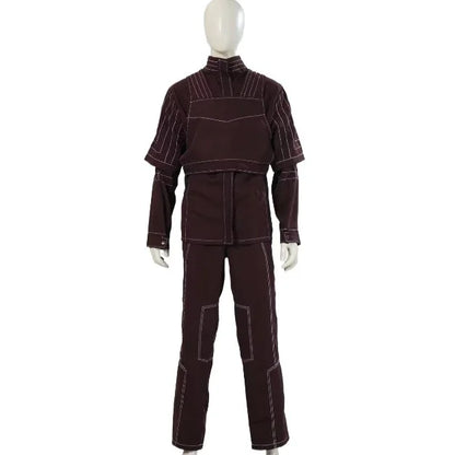 Din Djarin Costume Top Pants for Adult Men Movie Bounty Hunter‌ Roleplay Outfits Halloween - PVC helmet / S