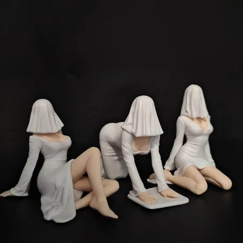 Mystic Halloween Gothic Robe Figurine Car Desk Bookshelf Spooky Art Decor - product image 10