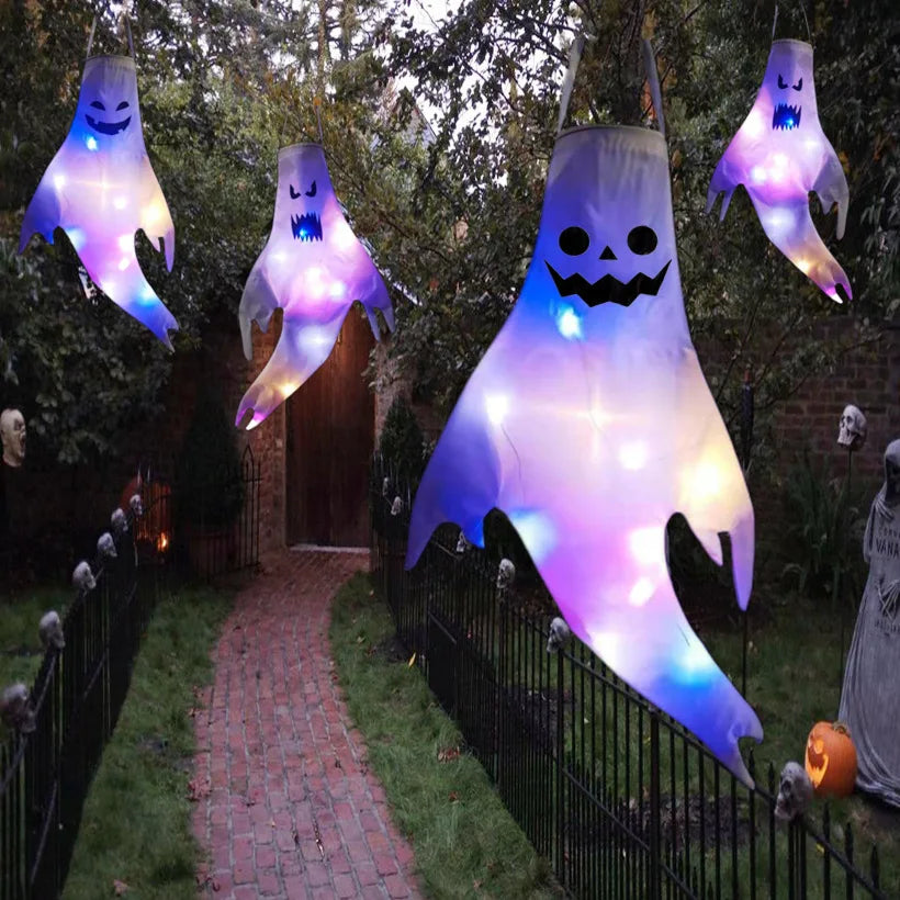 Hanging Ghost Halloween LED Luminous Ghost Children's Gift Scary Party Props Home Outdoor Courtyard Bar - product image 3