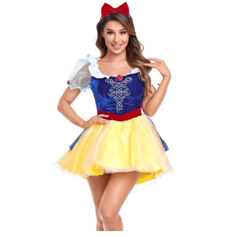 Princess Peach-Inspired Costume for Women | Pink Video Game Dress