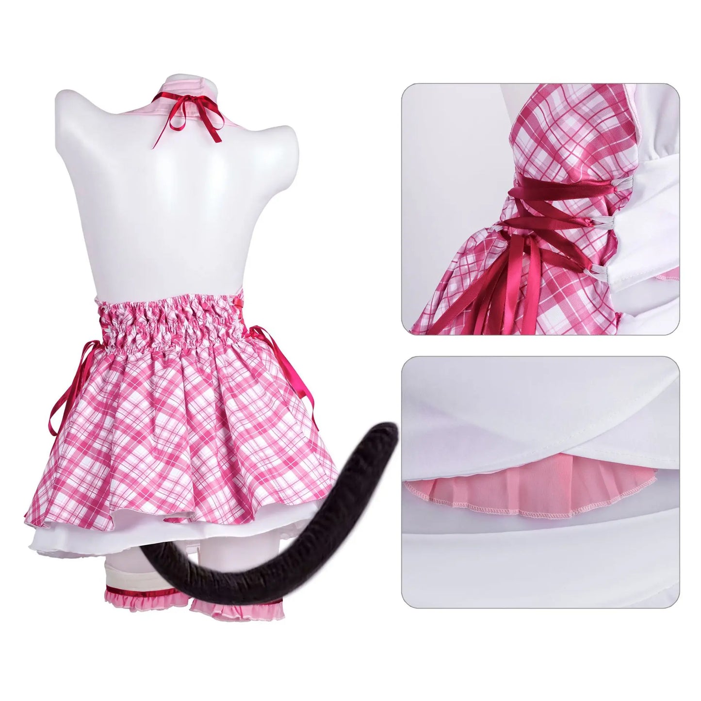 WHH Nekopara Chocola Suit Chocolaa/Vanillaa Sexy Dress New Costume - alternate view 3