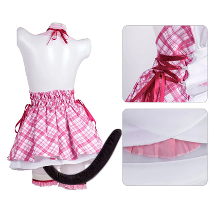 WHH Nekopara Chocola Suit Chocolaa/Vanillaa Sexy Dress New Costume - alternate view 3