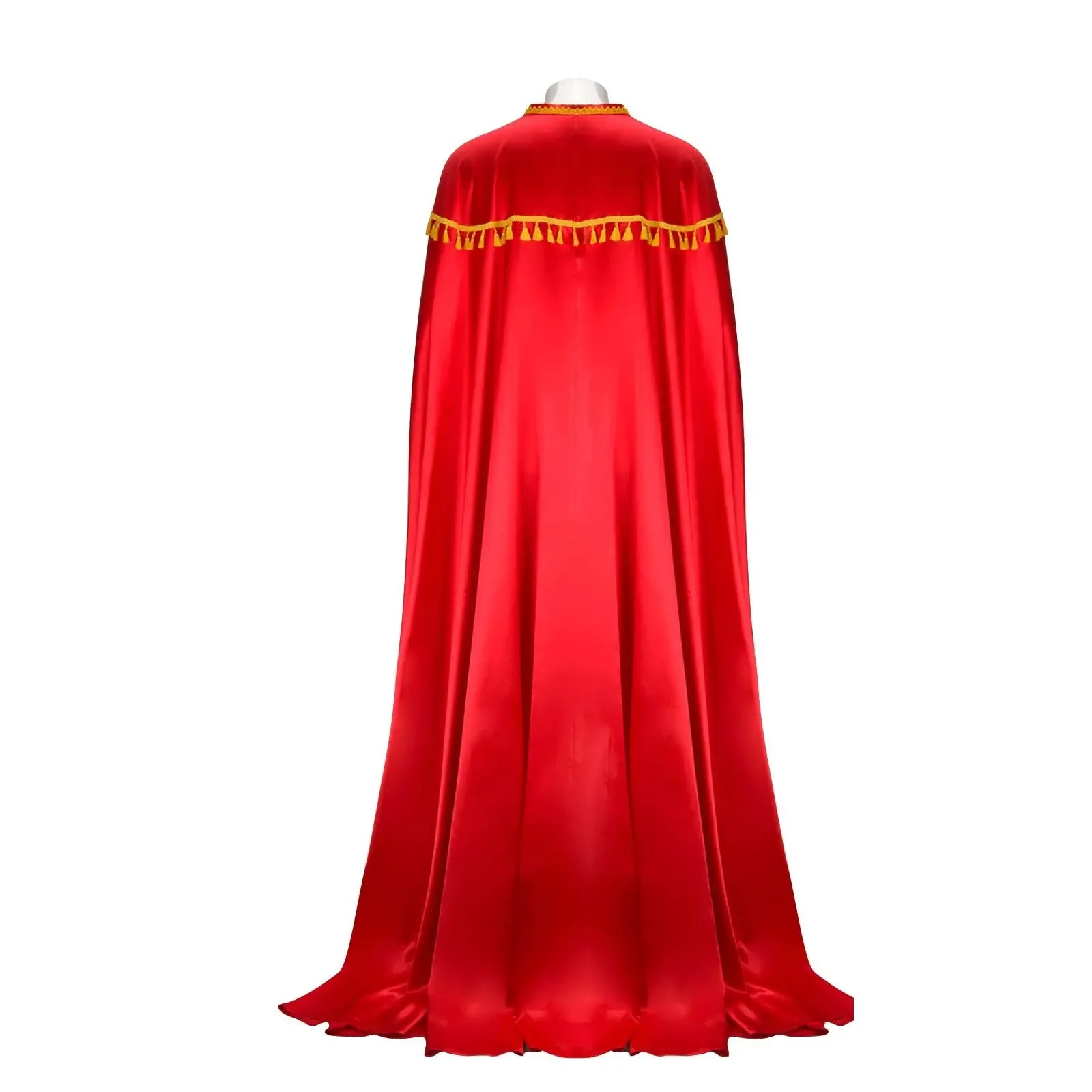 4PCS Mexican Wrestler Lucha Libre Costume Red Cloak Halloween Bullfighting Uniform Adult - Costume / L