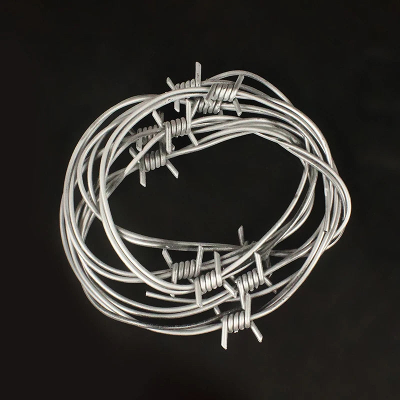 Creepy Imitation Horror Barbed Wire Silver Fake Halloween Party Decor Toy - product image 1