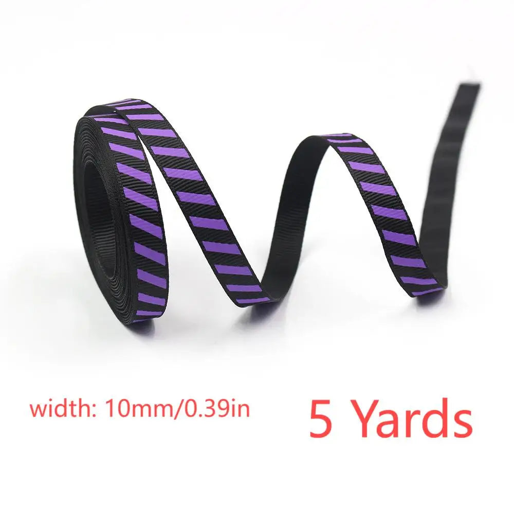 10mm Halloween Ribbon Halloween Party Scene Decoration Bow Headpiece DIY - product image 11