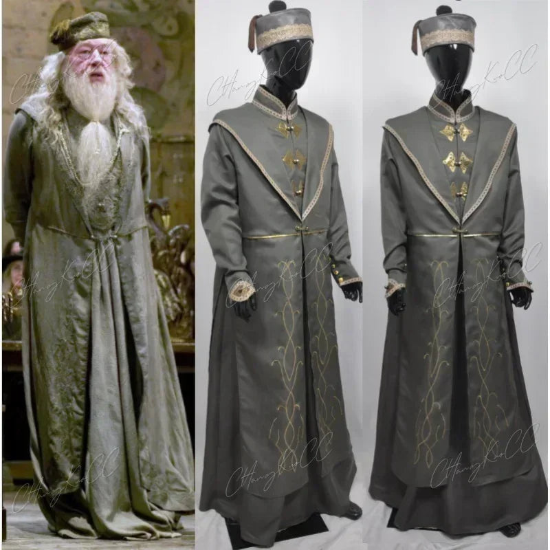 A Halloween Costume Professor Costume Anime Principal Wizardry Costume for Adult - full set / XXXL