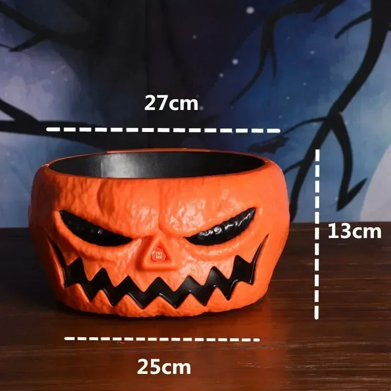 1-Piece Halloween Decoration Hanging Pumpkin Head Scream Sound Party Prop Haunted - product image 39