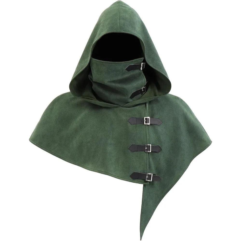 Medieval Monk Robe Halloween Costume Friar Gown Wizard Priest Costume - black / M